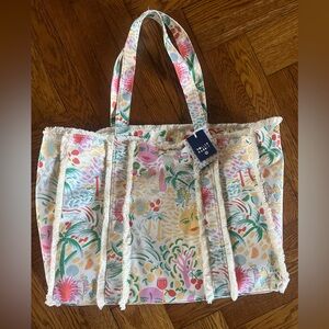 Roller Rabbit (Target) Multicolor Canvas Tote Bag